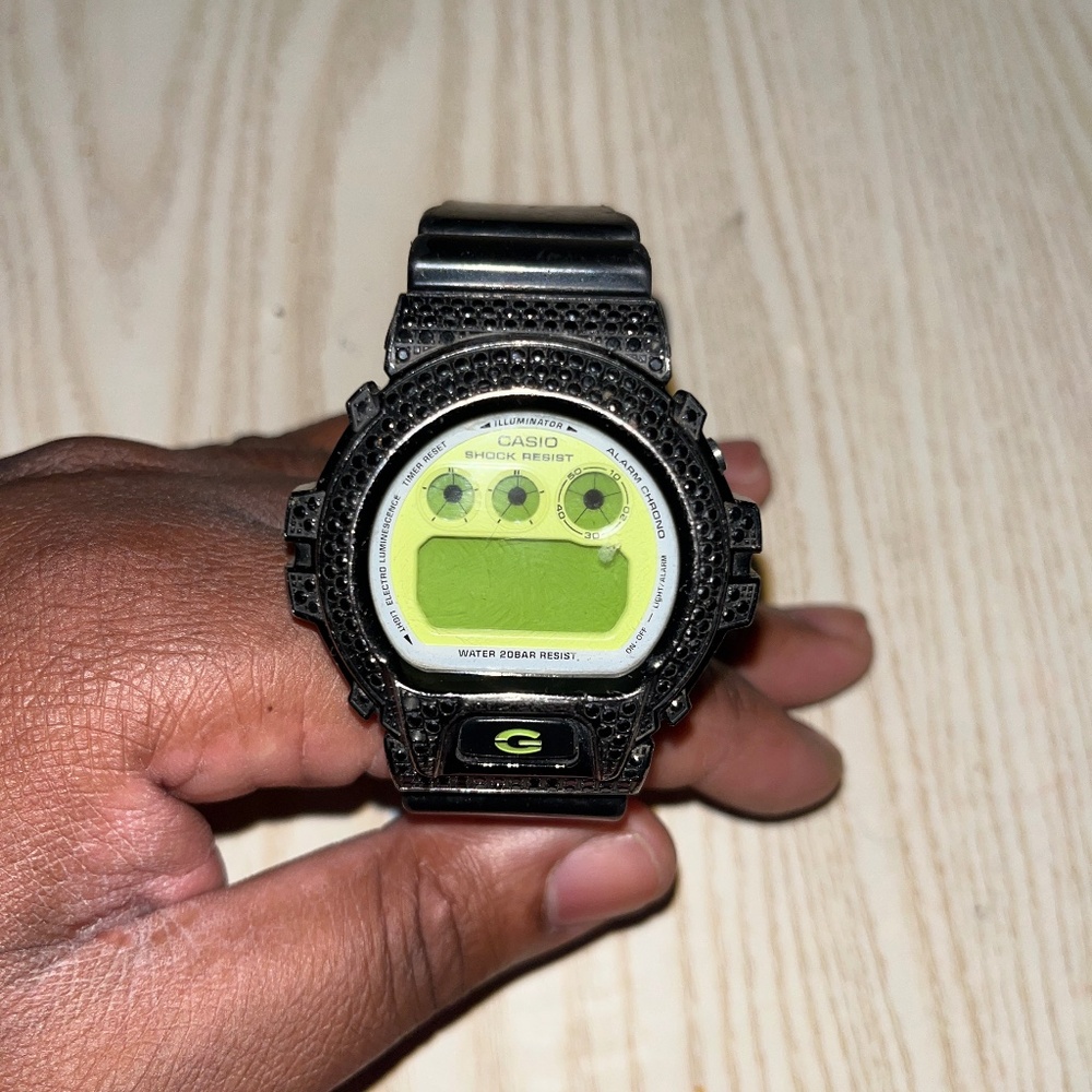 Iced out sports watch